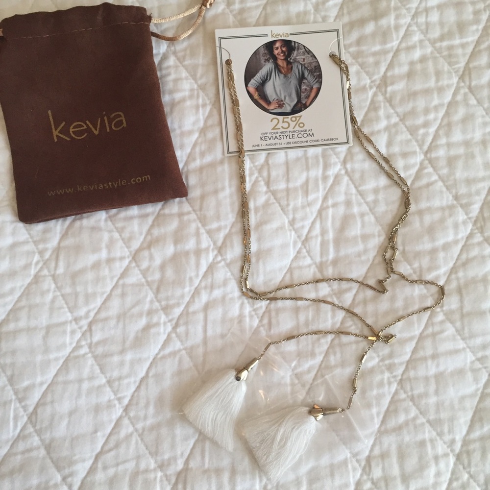 Brand New long tassel necklace! Perfect for fall!